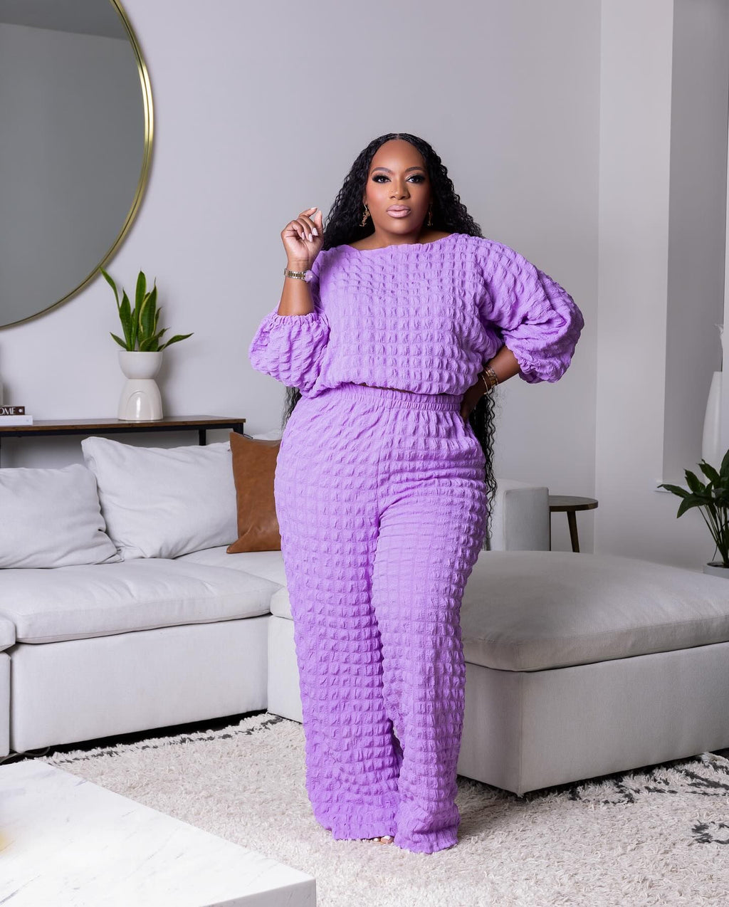 Plus Size Casual Comfortable Loose Two Piece Set