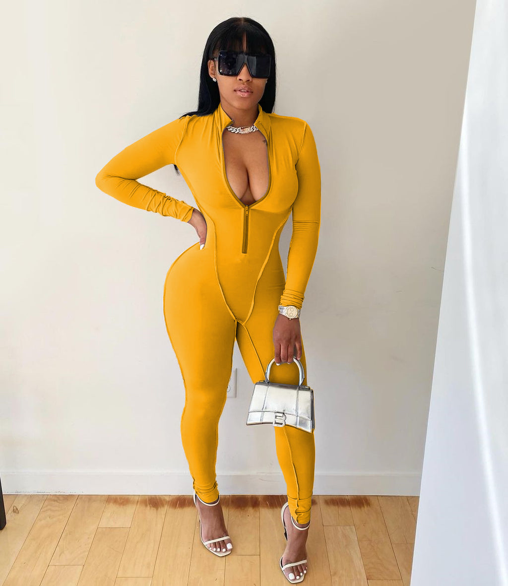 Women Clothing Jumpsuit Sweatpants Running Suit Pajamas Long Sleeve Autumn Winter